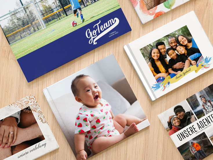 Erhalten Sie kostenlose Fotobücher Application FreePrints Photobooks